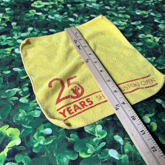 Shell Houston Open 25 Years Towel -Washcloth Size - Picture 2 of 8